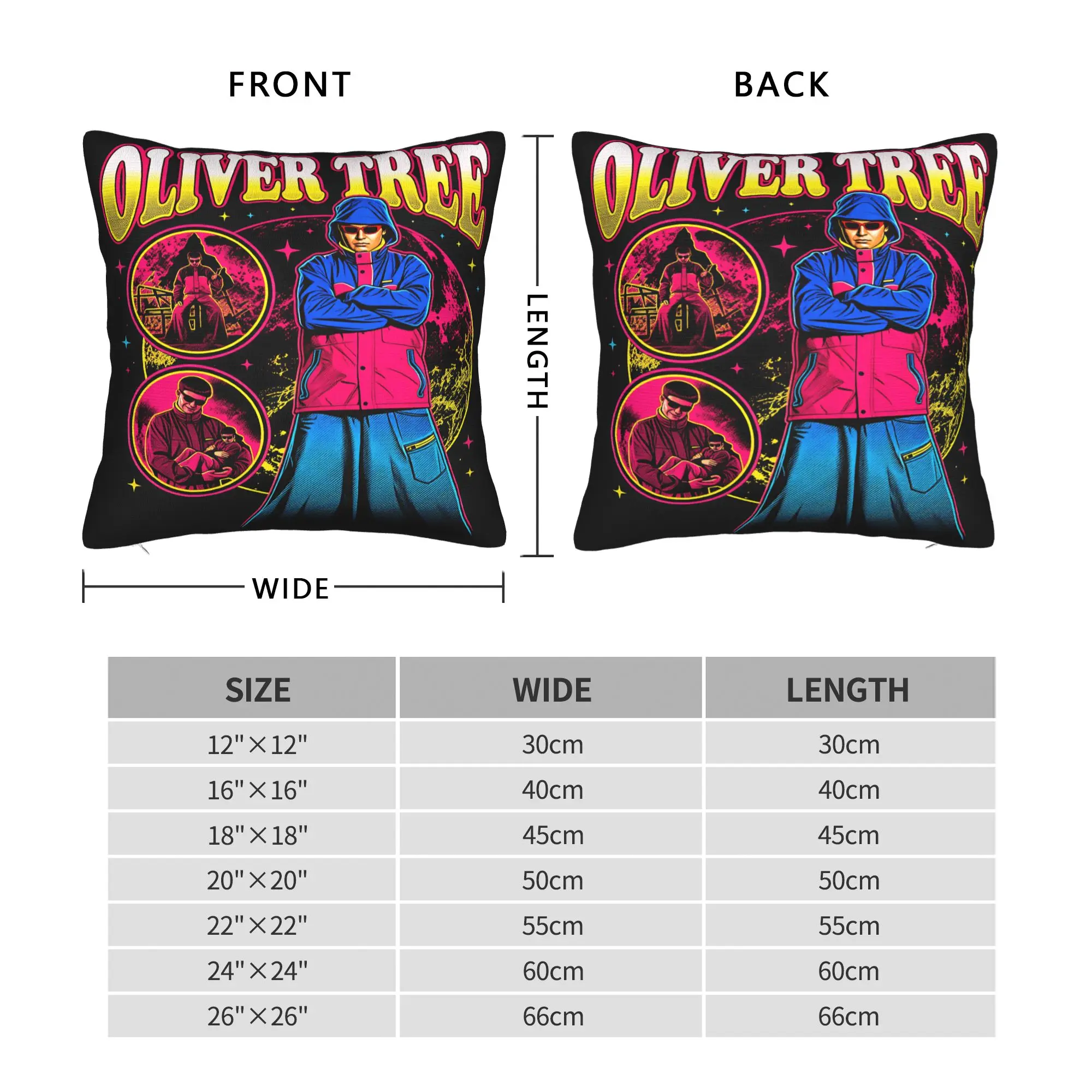 In loving memory OT Oliver Tree Rest In Peace 1993 to 2026 Memorial Pillowcases  Fashion Pillow Case For Sofa Home Pillow Cover