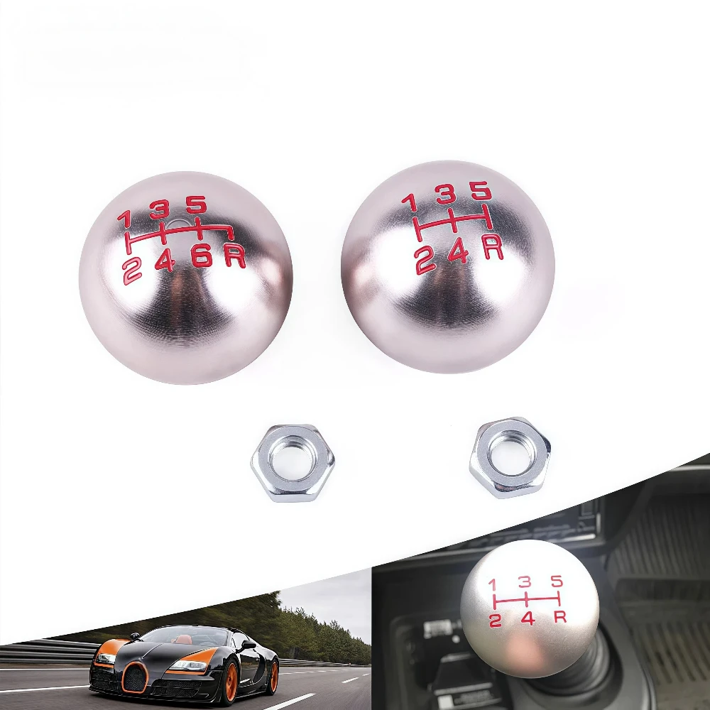 

Aluminum 5/6 Speed Ball Shape Shift Gear Knob M10*1.5 For Honda Fit Civic City FD2 FN2 EP3 TYPE R DC2 DC5 AP1 AP2 S2000 F20C