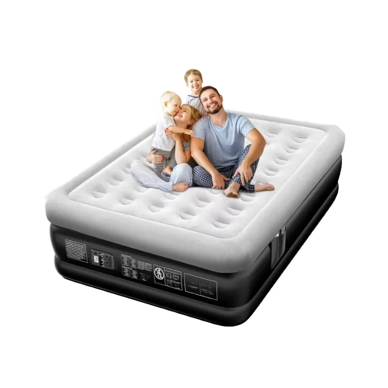 

Factory Direct Sales Thickened PVC Flocking Inflatable Bed, Suitable for Home Outdoor Camping and Leisure Inflatable Bed