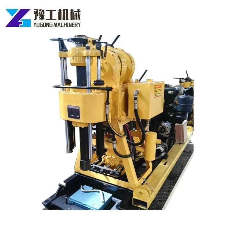 100m HY-350 Water Well Drilling Machine with 40m Free Drilling Rod PDC Drilling Bit for Drilling Soft drilling equipment