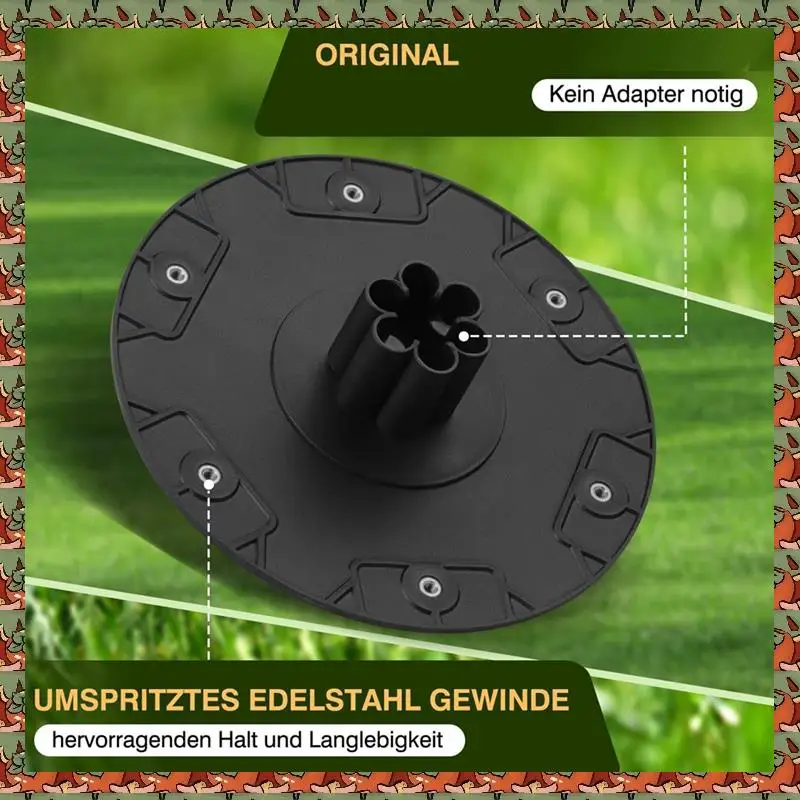 

ABLQ для Gardena Sileno Minimo 250,350 500/автомобильная пластина ножа Aspire + 6 лезвий-180 мм, диаметр