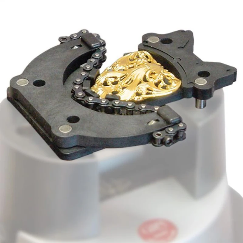 GRS Contour Vise Jaws #003-623 Soft Rubber Lined Adjustable Jaws for Irregular Workpiece Secure Clamping