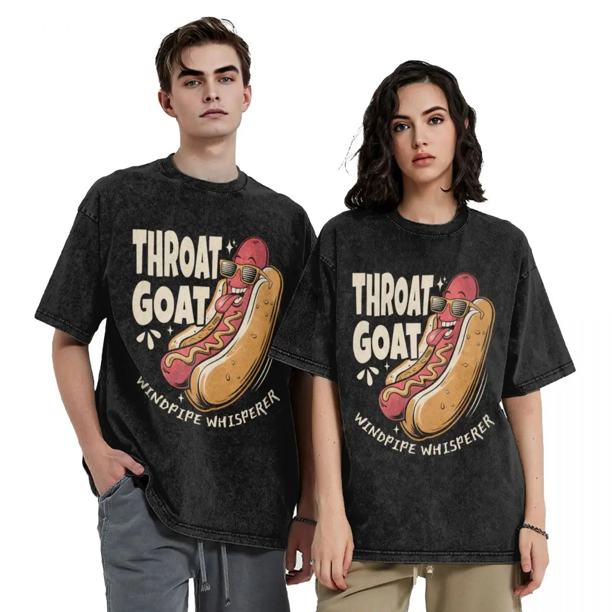 

Футболка Throat Goat-Hotdog, лето 2024, роскошная дизайнерская синяя арховая забавная рубашка, хлопковые мужские футболки высокого качества