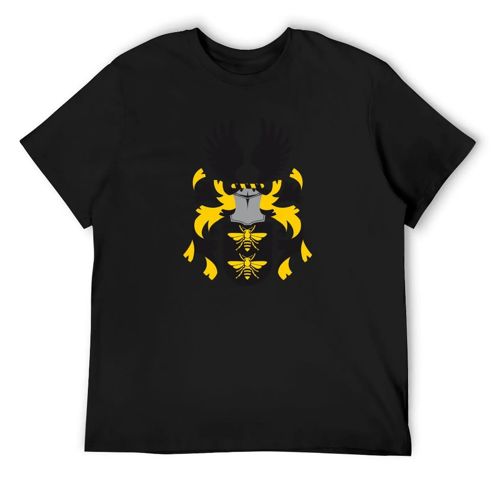 Coat of Arms with Two Bees. T-Shirt vintage anime shirt man t shirt anime t shirts mens vintage t shirts