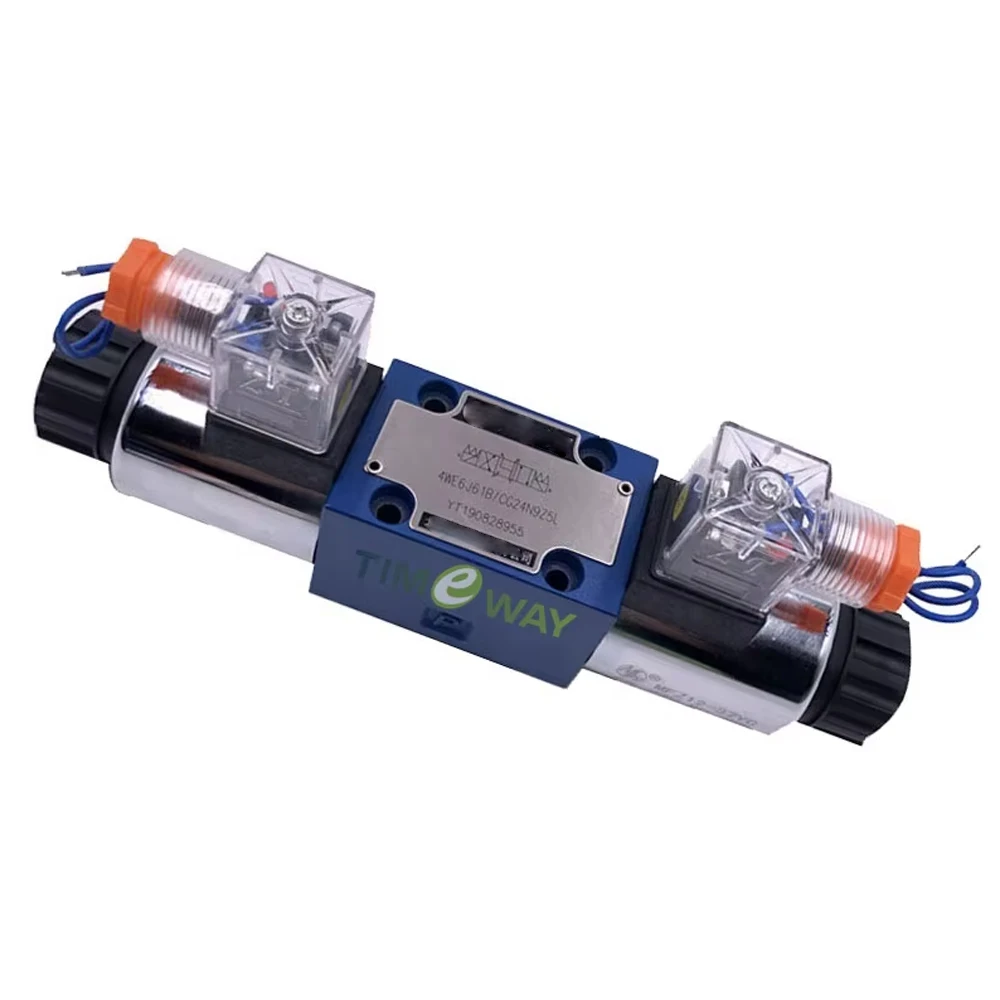 4WE6 Hydraulic Solenoid Valve Replacement HUADE 4WE6J61B/CG24N9Z4 4WE6D61B/OFCG24N9Z5L 24V Directional Spool Valves
