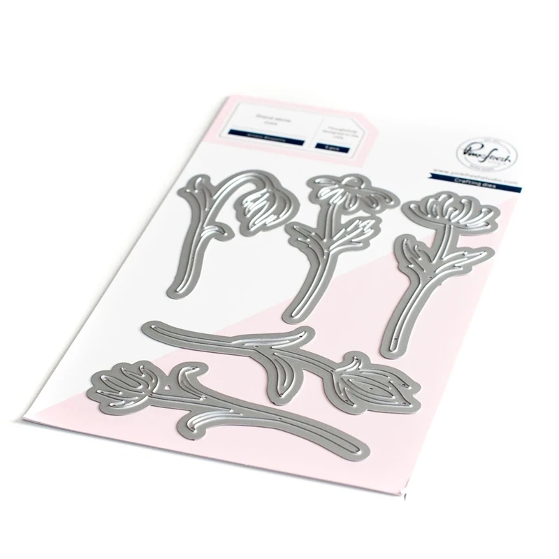 January 2022 New Metal Cutting Dies Artistic Blossoms for Scrapbooking Flower No Clear Stamps Paper Making Embossing Frames Card