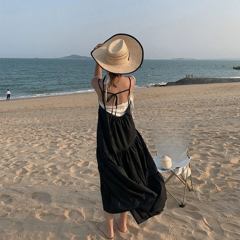 

Модная соломенная шляпа для женщин: защита от солнца летом, плетеная пляжная шляпа для отдыха на пляже и фотосессий