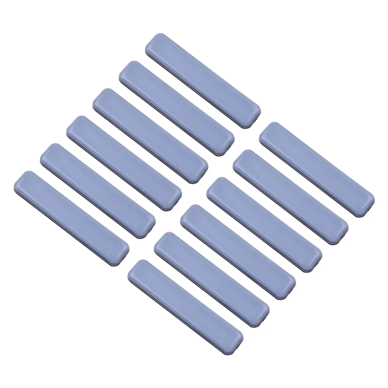 12pcs Furniture Glides PTFE Self-Adhesive Furniture Sliders Furniture Moving Pads Chair Pads Floor Protector 15x75mm