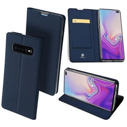 Oryginalny Dux Ducis skórzany pokrowiec do Samsung Galaxy S10 Plus luksusowy cienki pokrowiec do Samsung Galaxy S10 Plus portfel etui