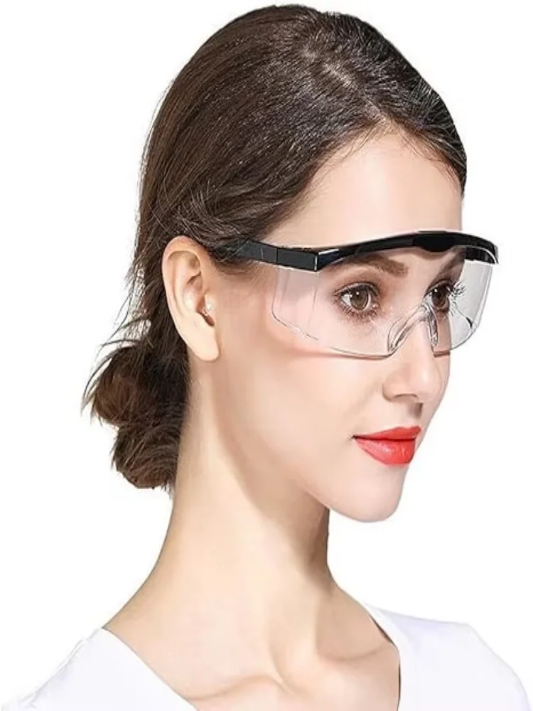 Clear Tinted UV Protective Safety Eyeglass Lenses for Lab Chemistry Classes And Yard Work Gardening - Durable Protection for Var