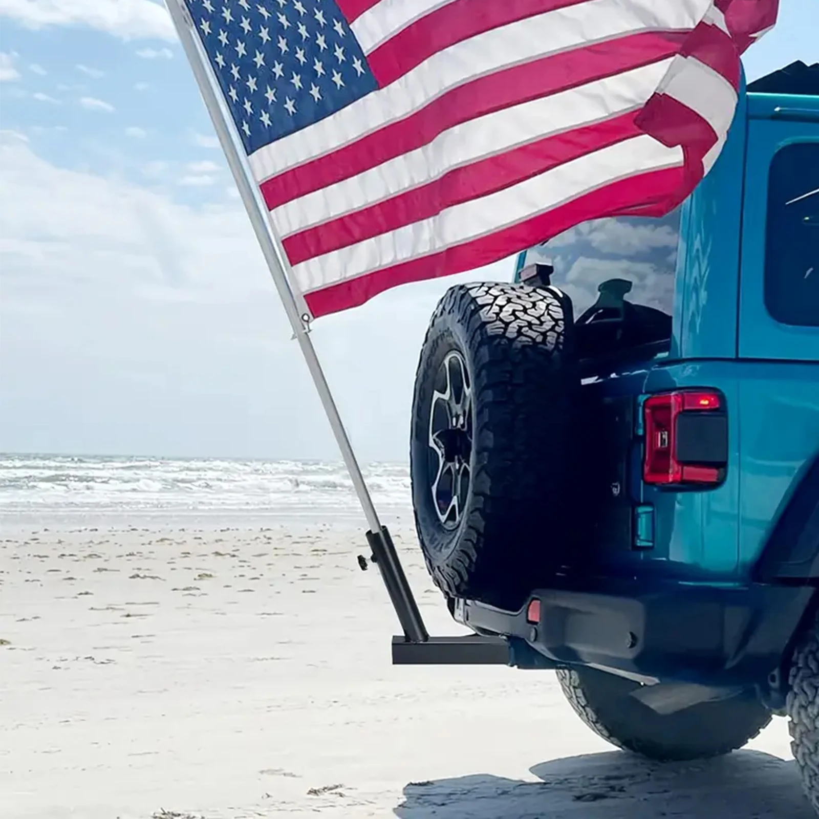 

Универсальный кронштейн для флагштока на фаркоп, устойчивый к ржавчине, многофункциональный, совместимый со стандартным 2-дюймовым фаркопом.