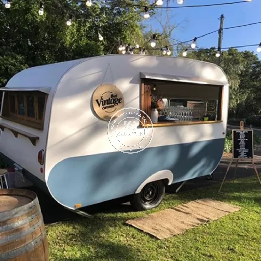 Caminhão De Comida Móvel Personalizado, Totalmente Equipamento De Cozinha, Pizza, Reboque De Cachorro Quente, Carrinho De Fast Food, Concessão Quiosque De Café