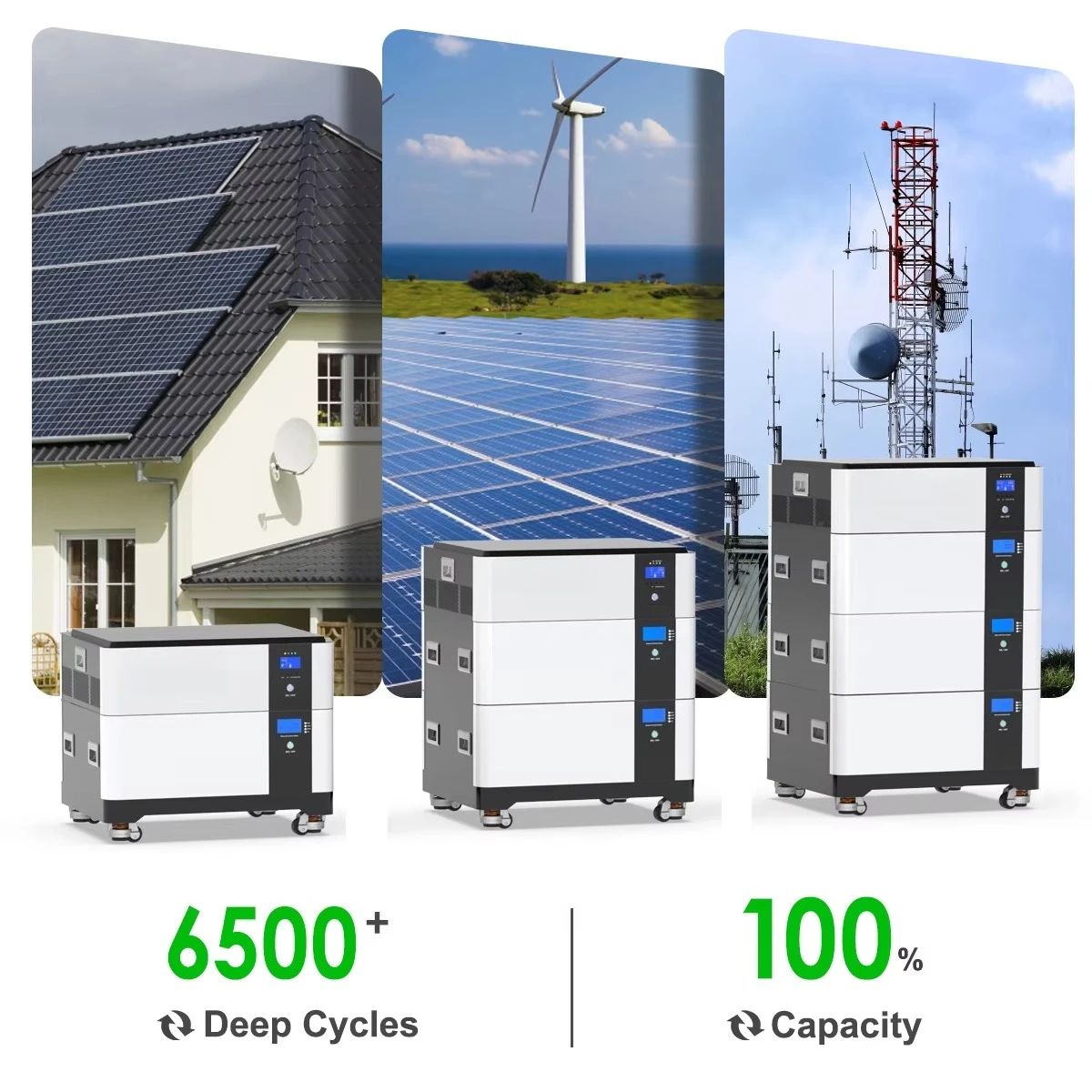 Integrated solar inverter and battery 48V 15KWH 30KWH 45KWH 60KWH + 10KW inverter WiFi home ESS power station 51.2V 300AH model