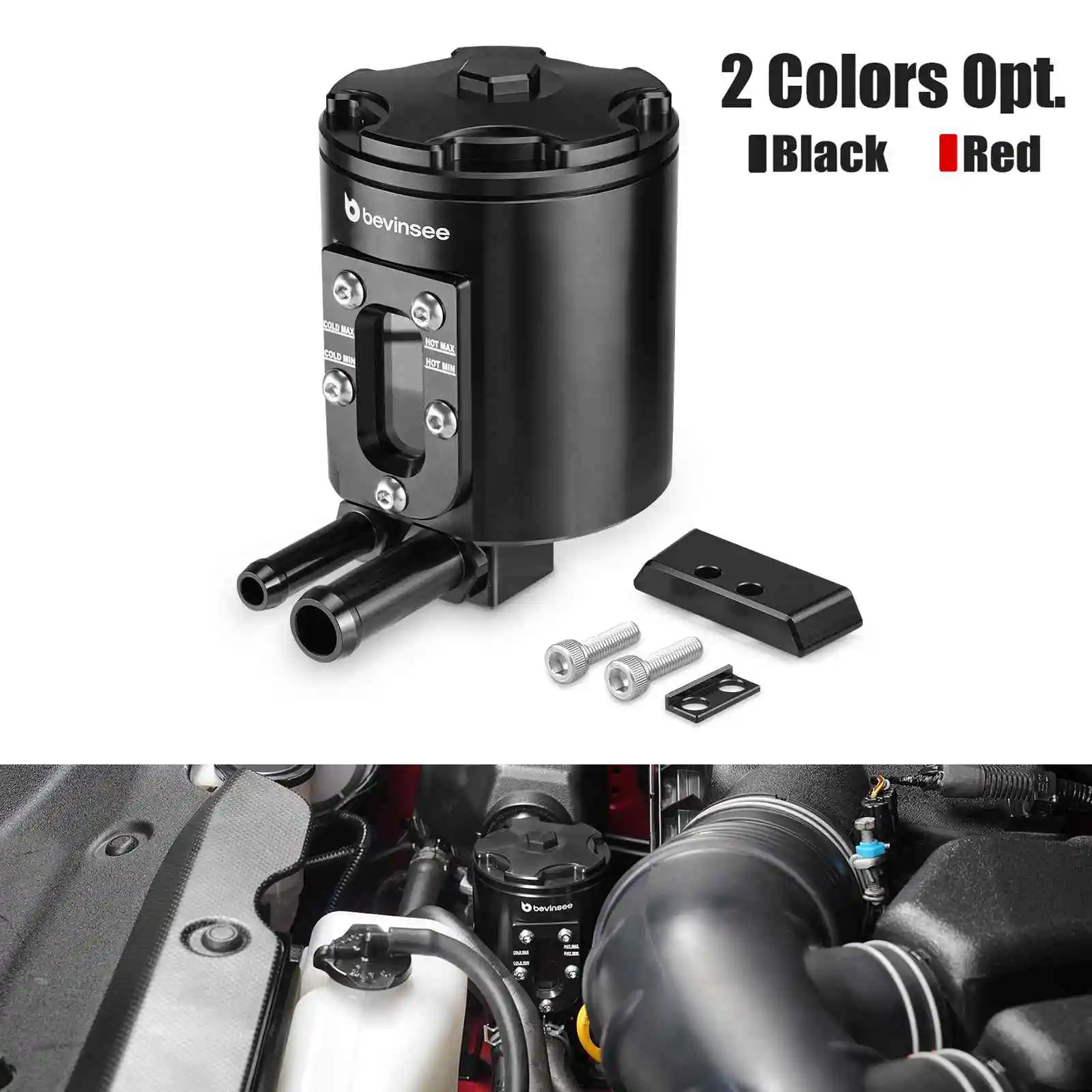 

Aluminium Power Steering Reservoir Visualized Liquid Level For Toyota 4Runner 10-24 FJ Cruiser 10-14 Replaces 44360-60321