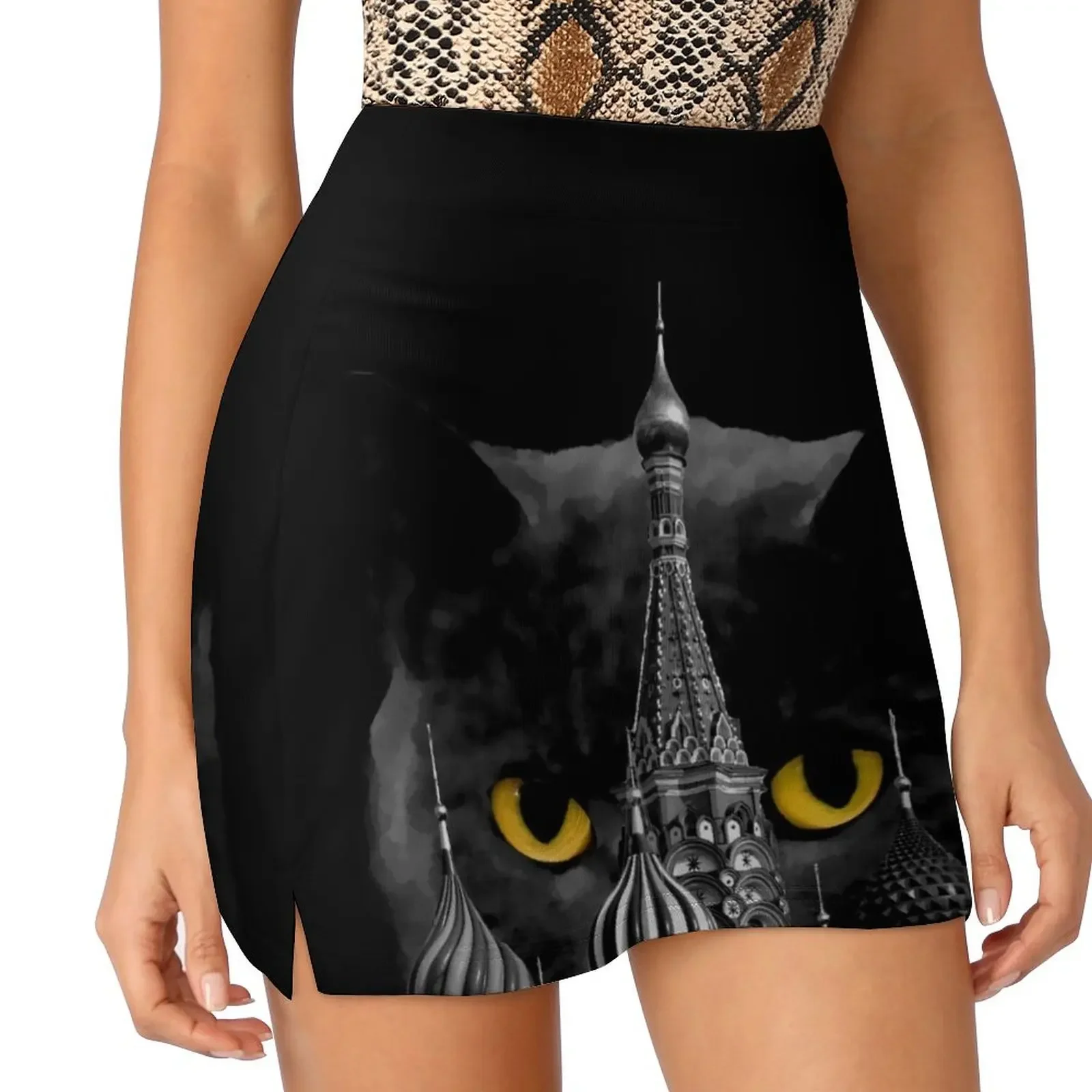 

Behemoth the Cat (Master and Margarita) Mini Skirt korean summer clothes Women's summer dress Summer women's clothing