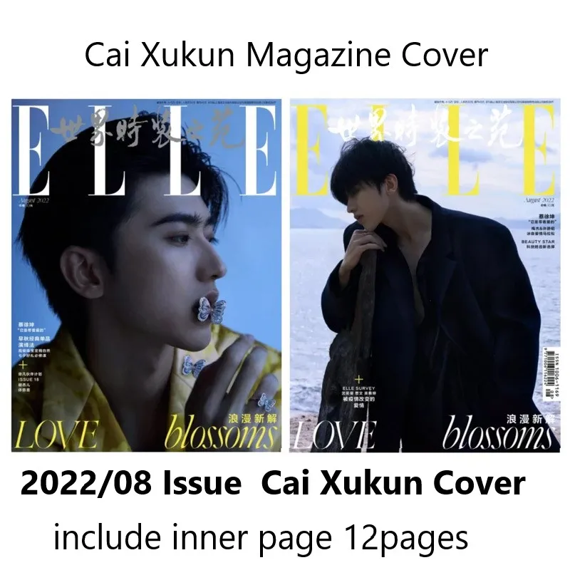 2022/09 Issue Cai Xukun Zhi Zu GQ Magazines Cover Include Inner Page 14Pages