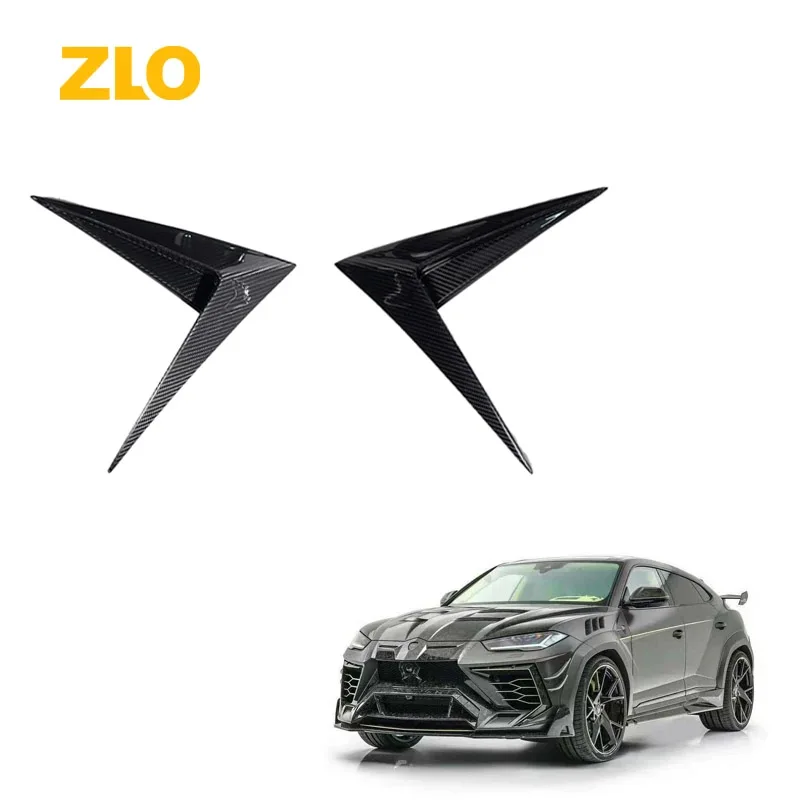 

Auto Exterior Accessories TC Style Dry Carbon Fiber Fender Side Air Vents Trim Cover For Lamborghini URUS Fender Vents Trim