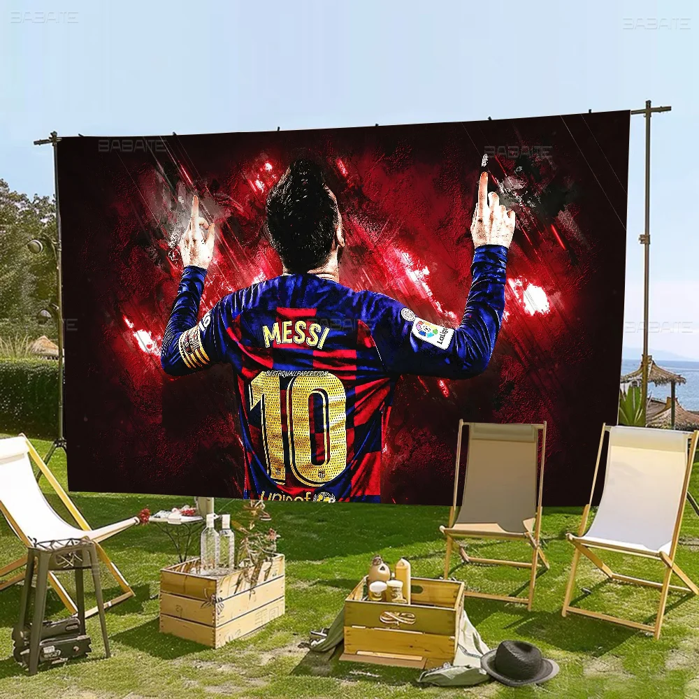 M-Messi Family Gatherings Outdoor Atmosphere Flags Camping Decorations Banners