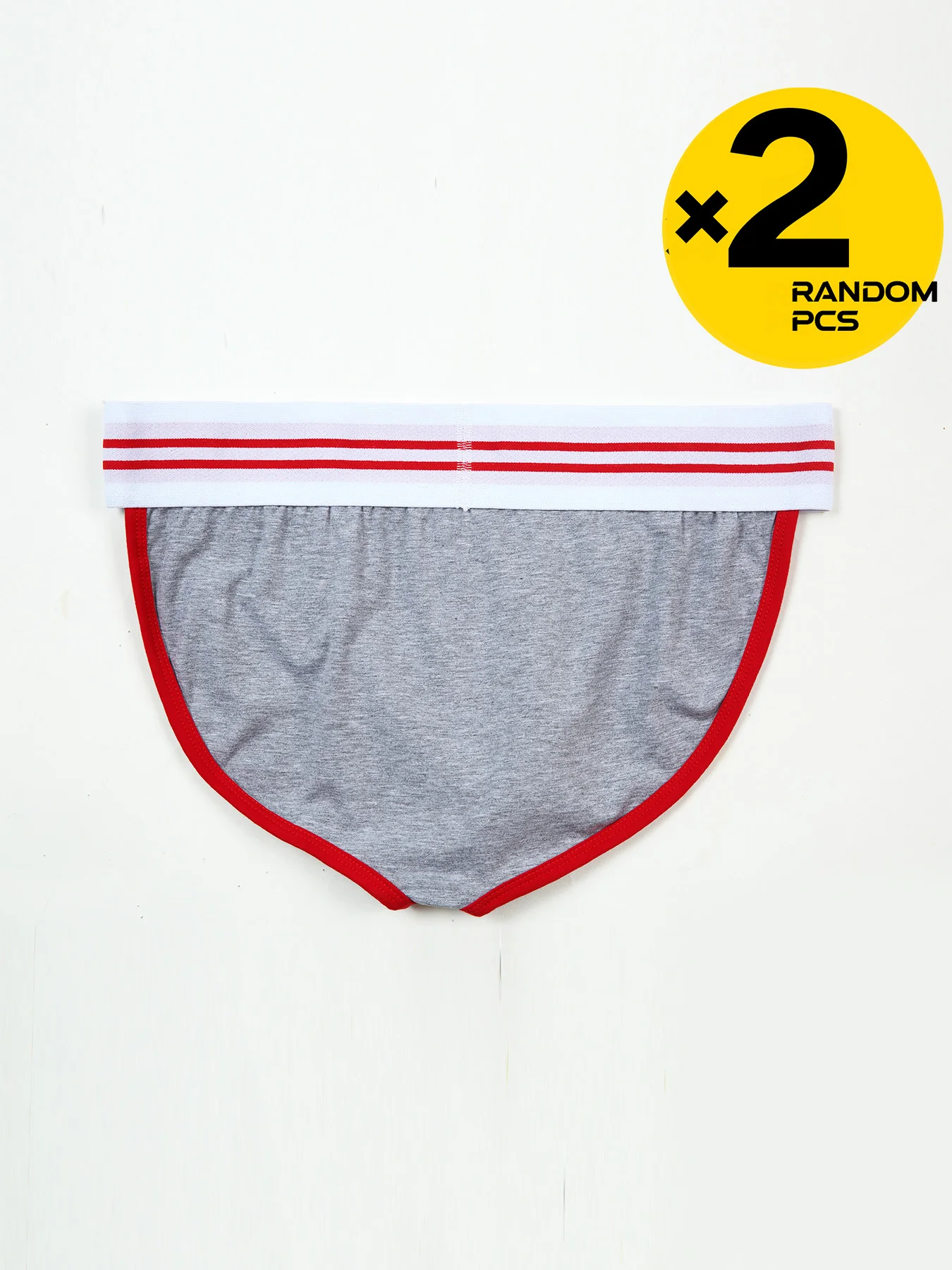 2pcs Randomly Classic Style Low Waist Briefs Sports Events Available Sizes S-XL Multi-color Options New Condition For Daily Wear