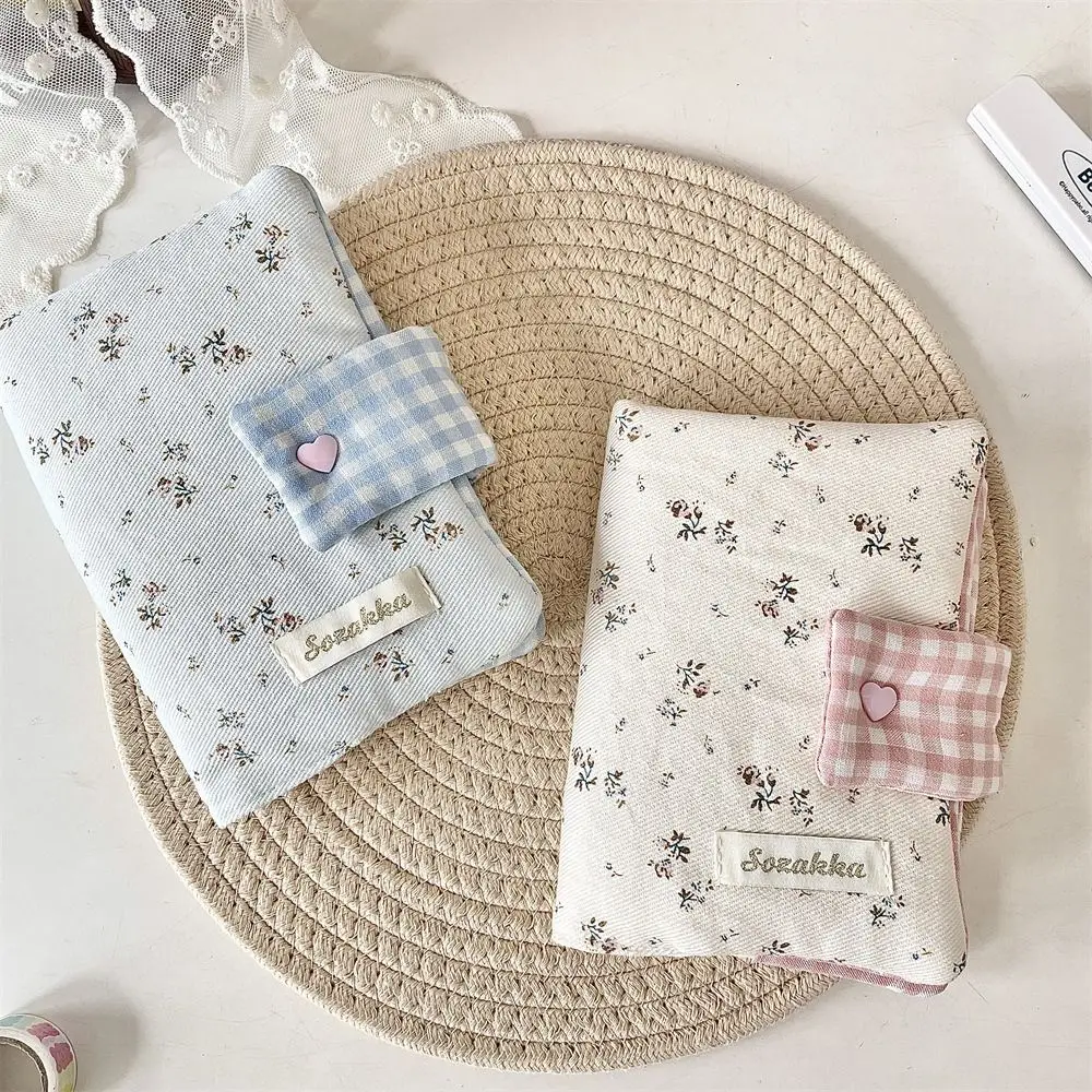 

Multipurpose Floral Patterns Notebook Detachable Diary Fabric Floral Print Diary Book Smooth Stain Resistant