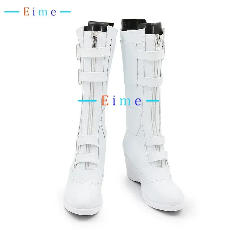 

Natasha Romanoff Cosplay Shoes Black PU Leather Shoes Halloween Carnival Boots Cosplay Props Custom Made