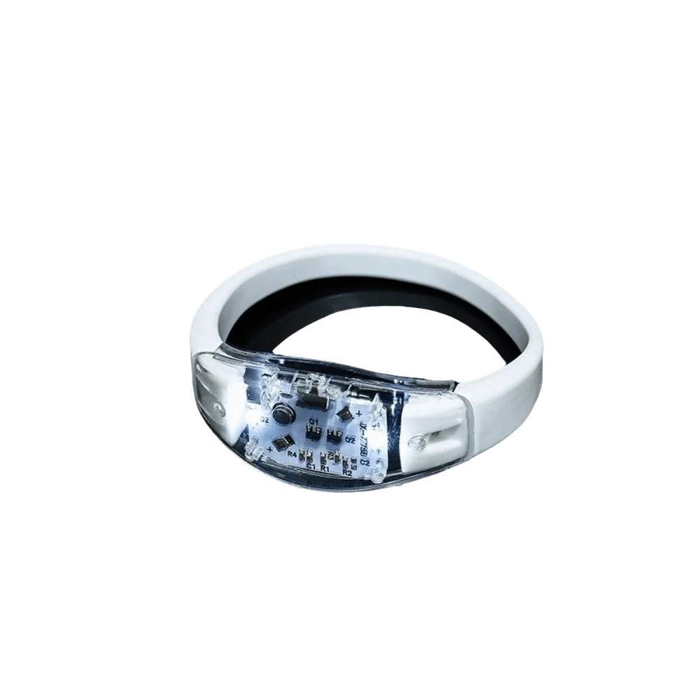 Gifts Silicone LED Glow Bracelets Atmosphere Props Creative Voice Controlled Flash Wristbands Funny Light Up Wristbands Wedding