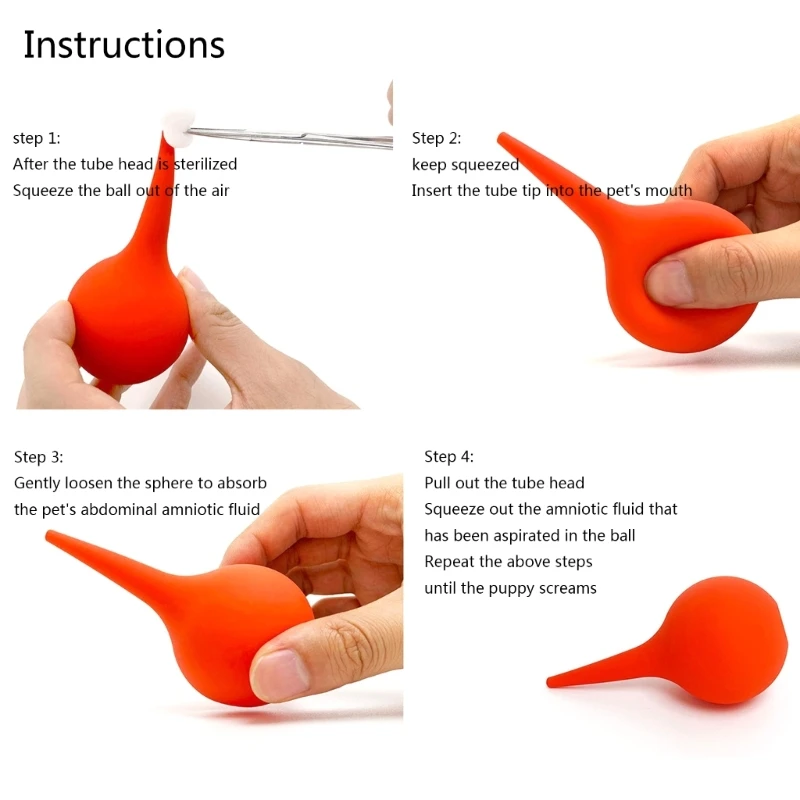 Lab Tool Rubber Suction Ear Washing Squeeze Bulb Multi Functional Dropship