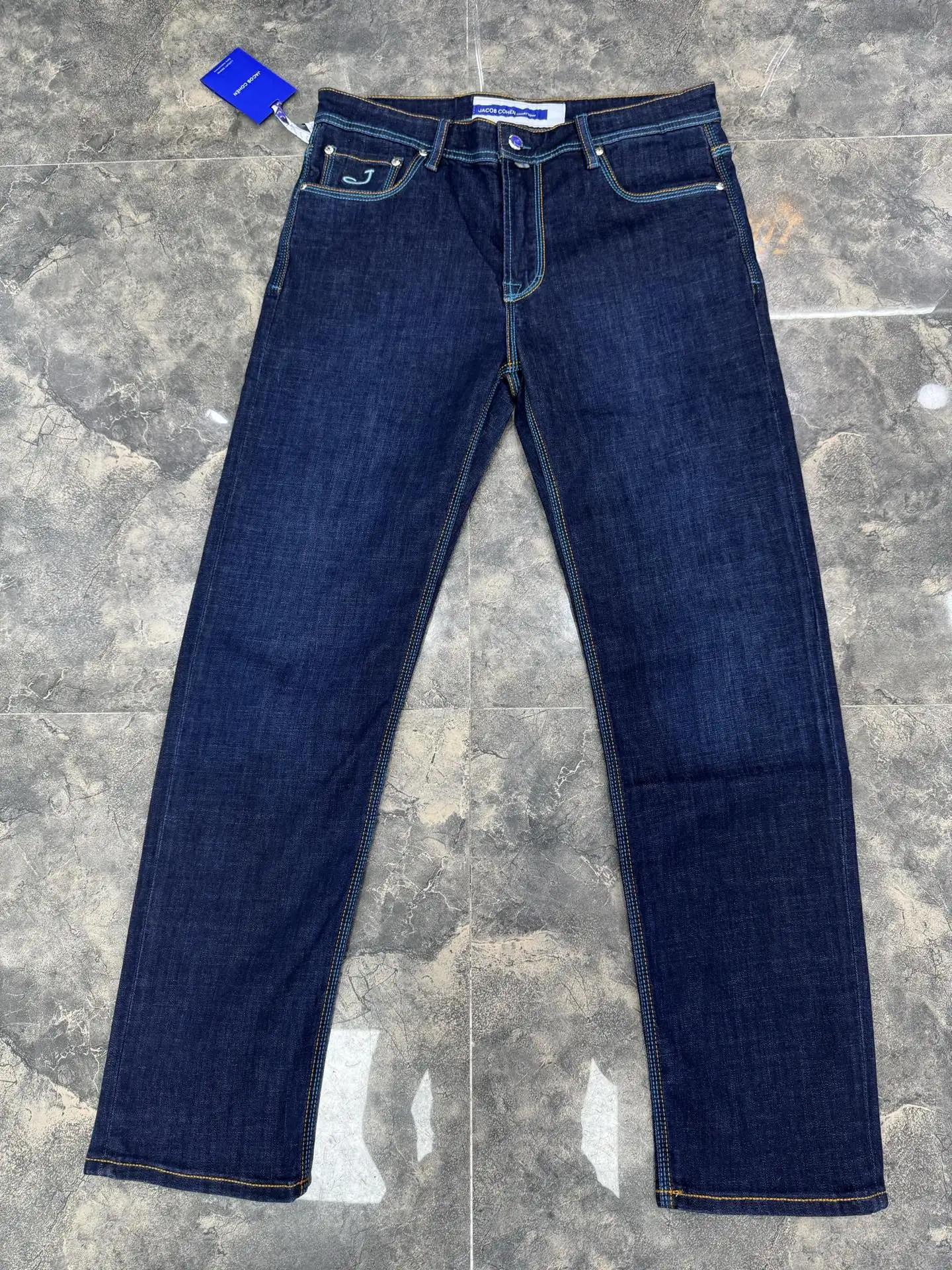 OECHSLI Calças Jeans de Algodã - Embroidery On Jeans avaliação e preço