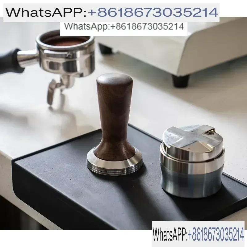 Coffee Pressing Pad Silicone Non-Slip Cloth Powder Hammer Flat Corner Pad Bar Machine Handle Base for Espresso Machines