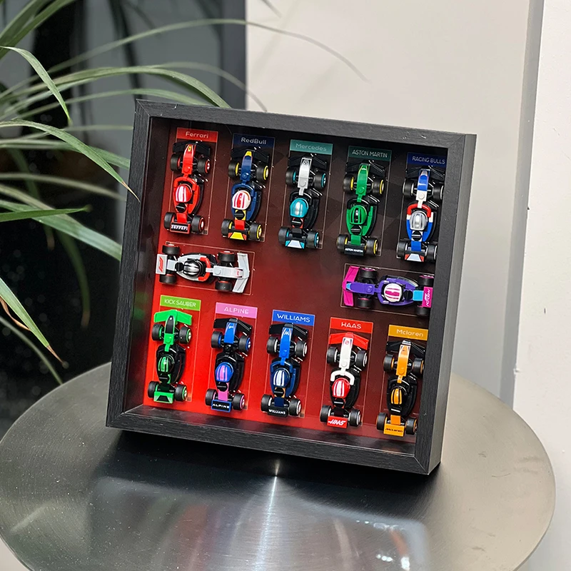 Display Stand Dustproof Display Photo Frame for Lego 71049 Display Case Blind Box Building Block Model Car Storage Box 27x27x6.5