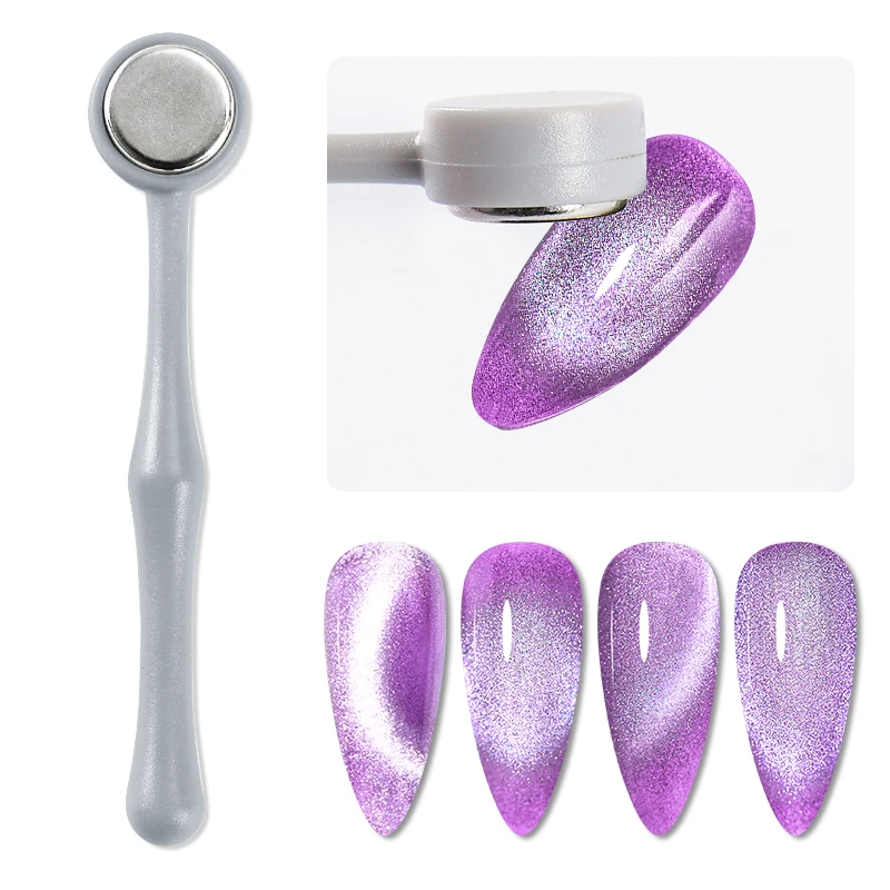 Nail art Katze Magnetische Stick Board Dual-ended Starke 9D Effekt Für Magnetische UV Gel Nagellack Runde Quadratische form Werkzeug Maniküre