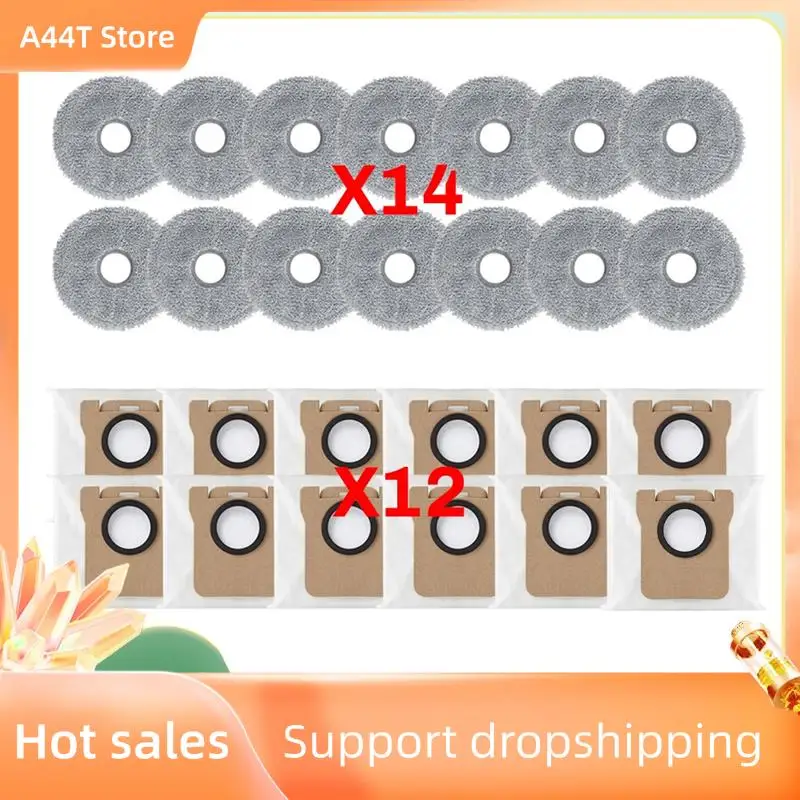 

A44T For Xiaomi Mijia X20+ For Xiaomi Mijia X10 Plus/M30S Dust Bag Mop Pads Accessories