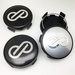 4pcs 62mm Wheel Center Caps Hub Enkei Racing Car Rims Dust-proof Cover Hubcaps Auto Styling Accessories