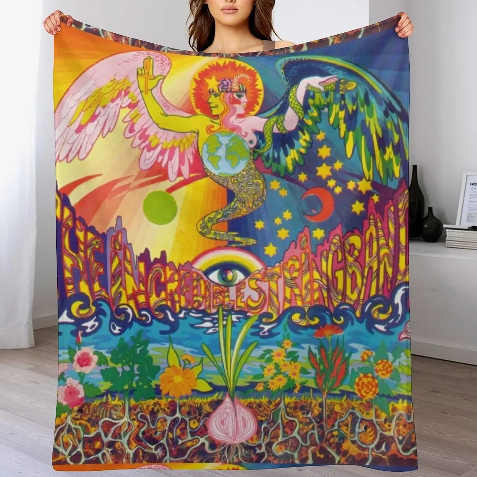 The Incredible String Band Album 5000 Spirits Throw Blanket sofa bed Decorative Beds Single blankets and throws Blankets