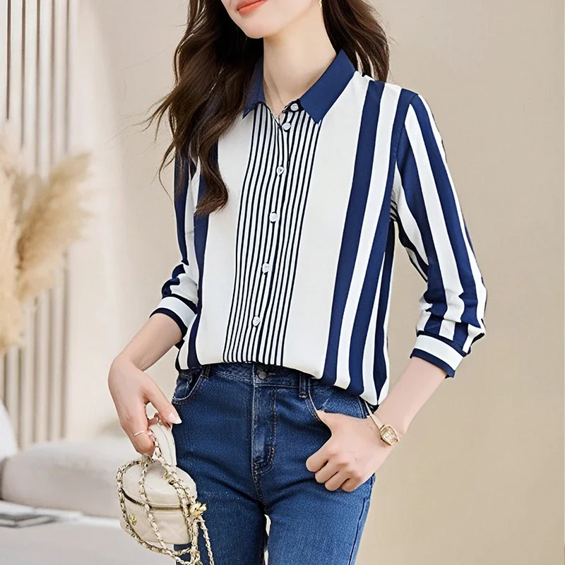 

New elegant Women Blouses Fashion ladies shirts Blusas Mujer Long Sleeve Shirts causal Tops