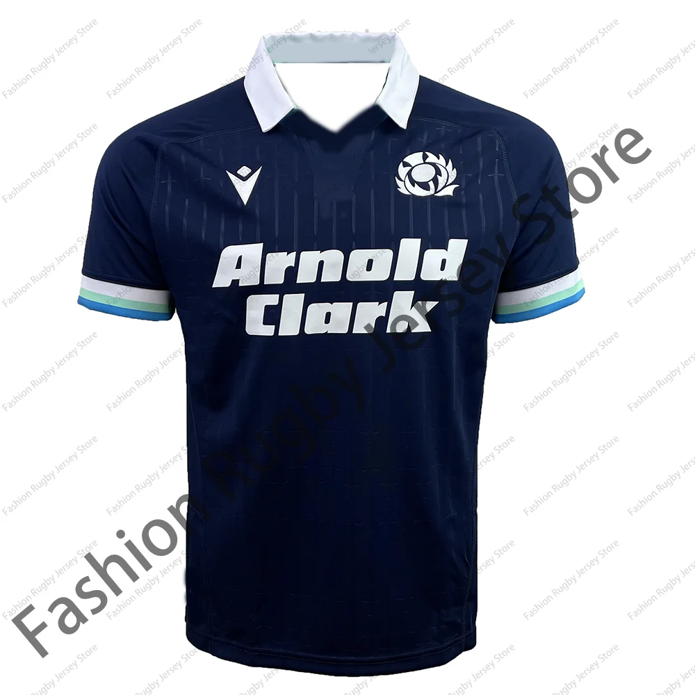 Scotland Rugby Jersey Clothes Player Men Kids Children Train Polo T Shirt Team Boys Tee Teenager Home Away Club Top Fans 2024/25