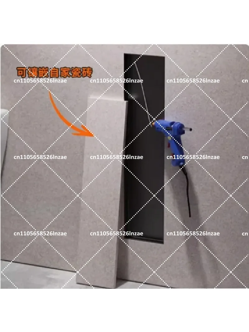 Stainless Steel Recessed Wall Mount Toilet Brush Holder with Silicone Brush Head, Hidden Niche Design