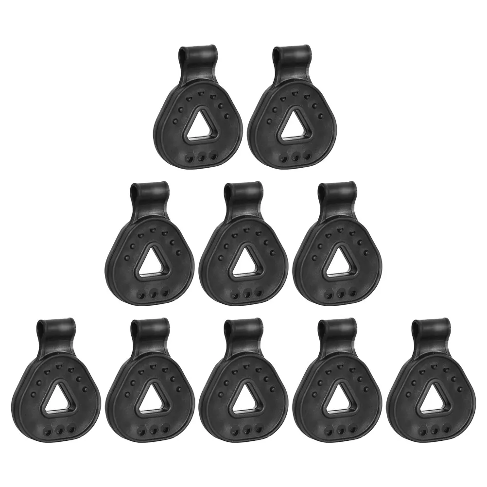 10Pcs Shade Net Clips Black Easy Operate Fixing Clips for Greenhouse Garden Shade Cloth Fixing Tools Farm Supplies