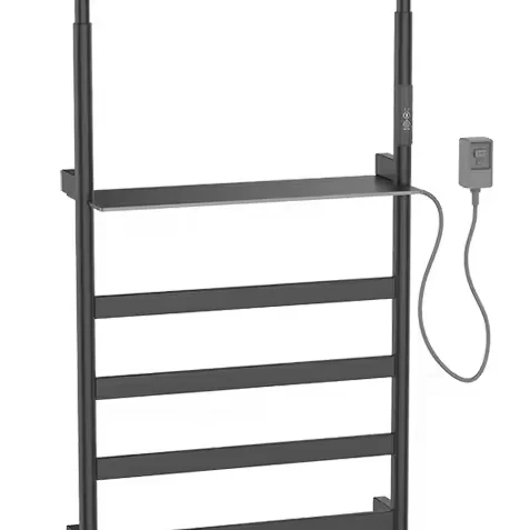 Stainless Steel Electric Bathroom Heated Towel Rack Warmer with Heater Feature