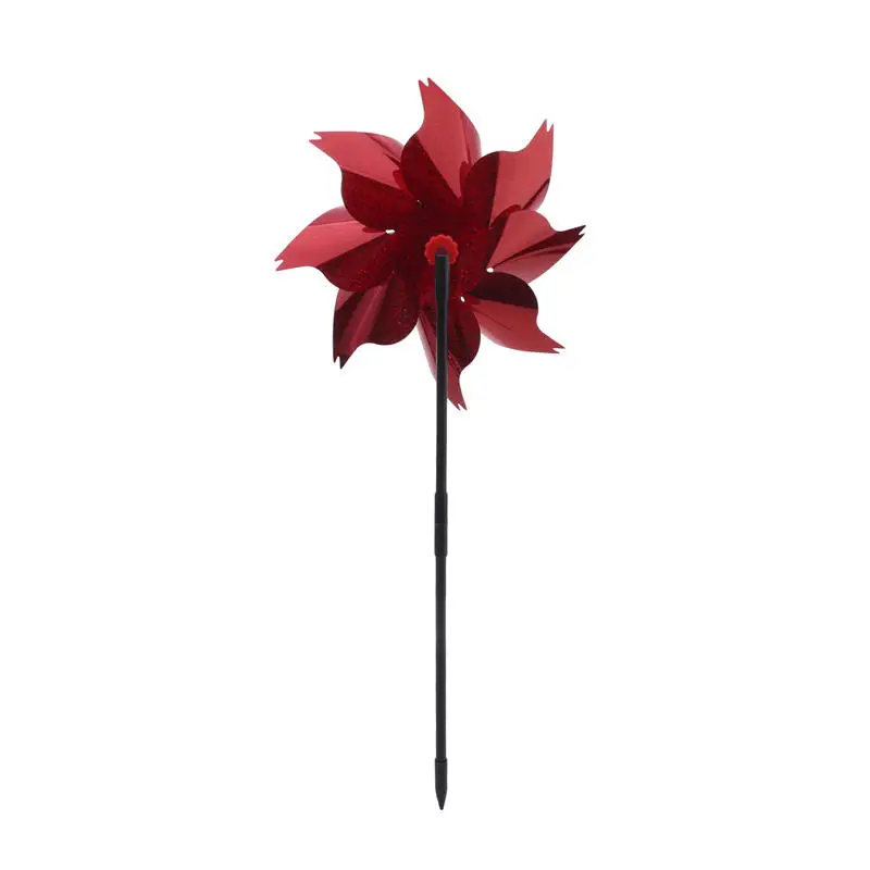 Bird Repeller Pinwheels Reflective Sparkly Pinwheel Windmill Spinner For Garden Lawn Yard Decor Supplies Keep Birds Away