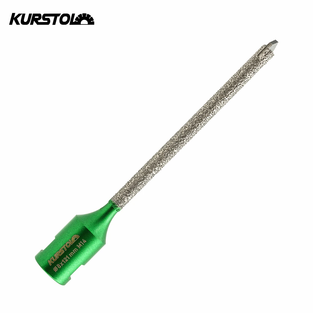 KURSTOL 1pc Dia 8mm Diamond Milling Bit Mortar Removal For Mortar Masonry Brick Multi-Purpose Angle Grinder Milling Finger Bit