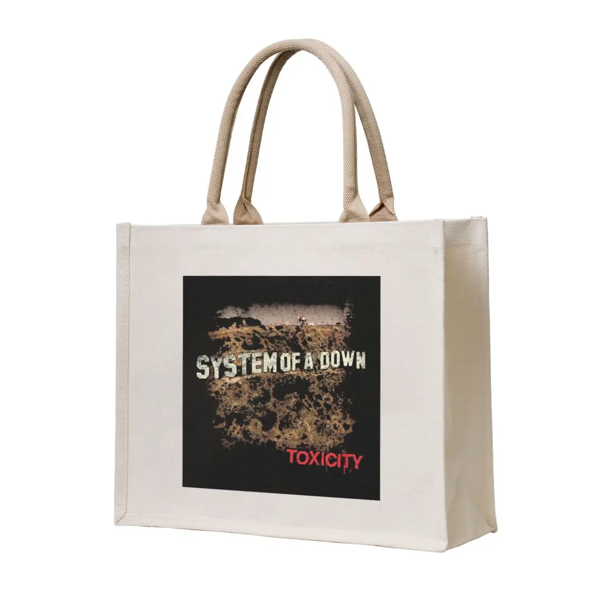 

The Toxicity Tote Bag Customizable tote bag Large bags for women Canvas Candy bags