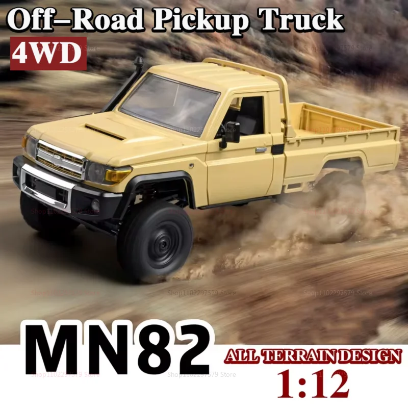 

2025 Новый радиоуправляемый внедорожный автомобиль в масштабе 1:12 MN82 Upgraded PRO 2.4G 4WD с дистанционным управлением Пикап с фарой Детская игрушка в подарок