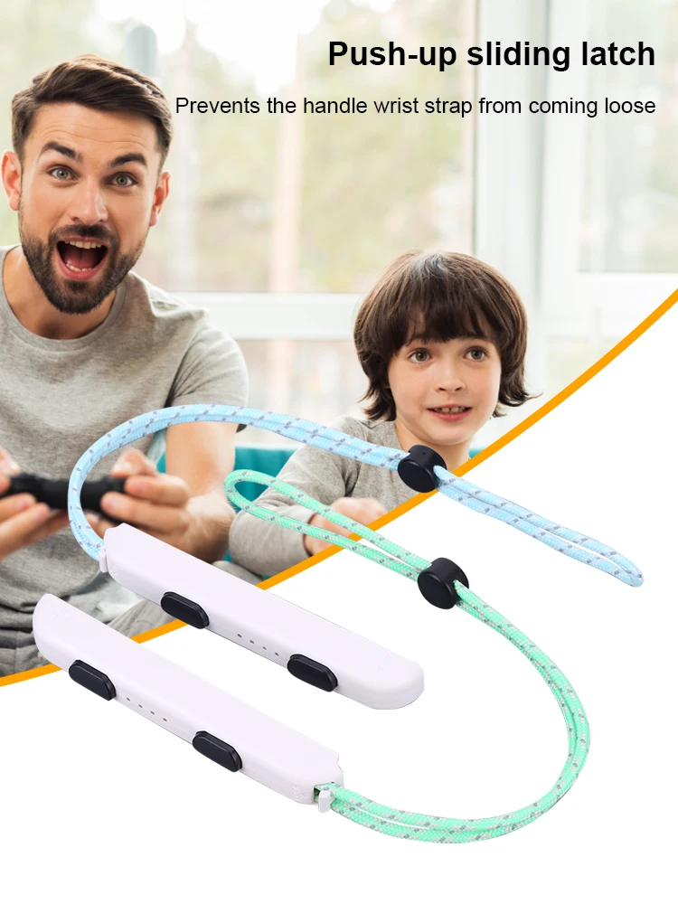 زوج واحد من سوار معصم الرقص القابل للتعديل من Just Dance Band بديل مرن لجهاز Nintendo Switch لوحدة التحكم Joy-Con