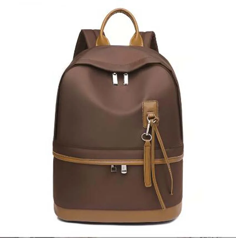 

2026 New Fashion Women's Shoulder Bags Solid School Bag Waterproof Oxford Notebook Backpack Large Capacity Travel Knapsack