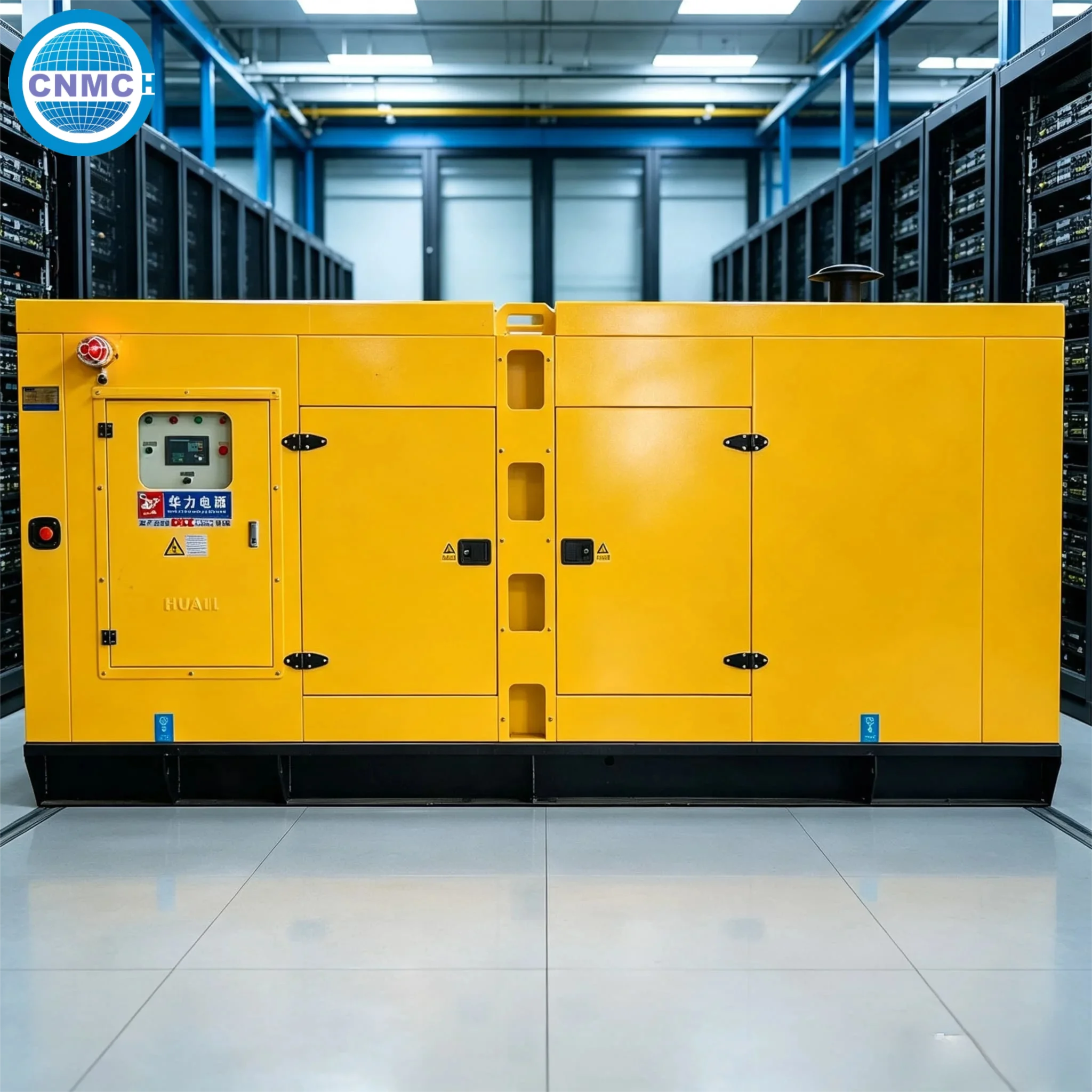 500KW 1000KW 2000KW 3000KW 13.8kV 60HZ Diesel Generator Silent Baudouin Electric Generators Data Center UL 2200 EPA certified