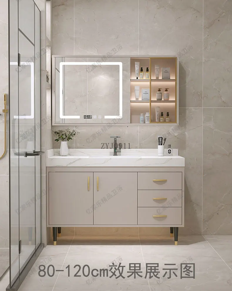 Coluna de armário multiuso para armazenamento de banheiro, base de madeira para pia, prateleira de parede, gaveta de toalha, banheiro fechado, pias de luxo