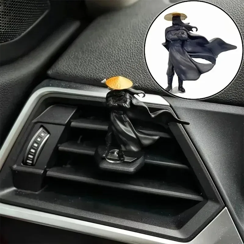 50mm Mini Resin Warrior Models Set of 3 Japanese Ninja Chinese Samurai Miniatures Cool Car Table Decoration Gift