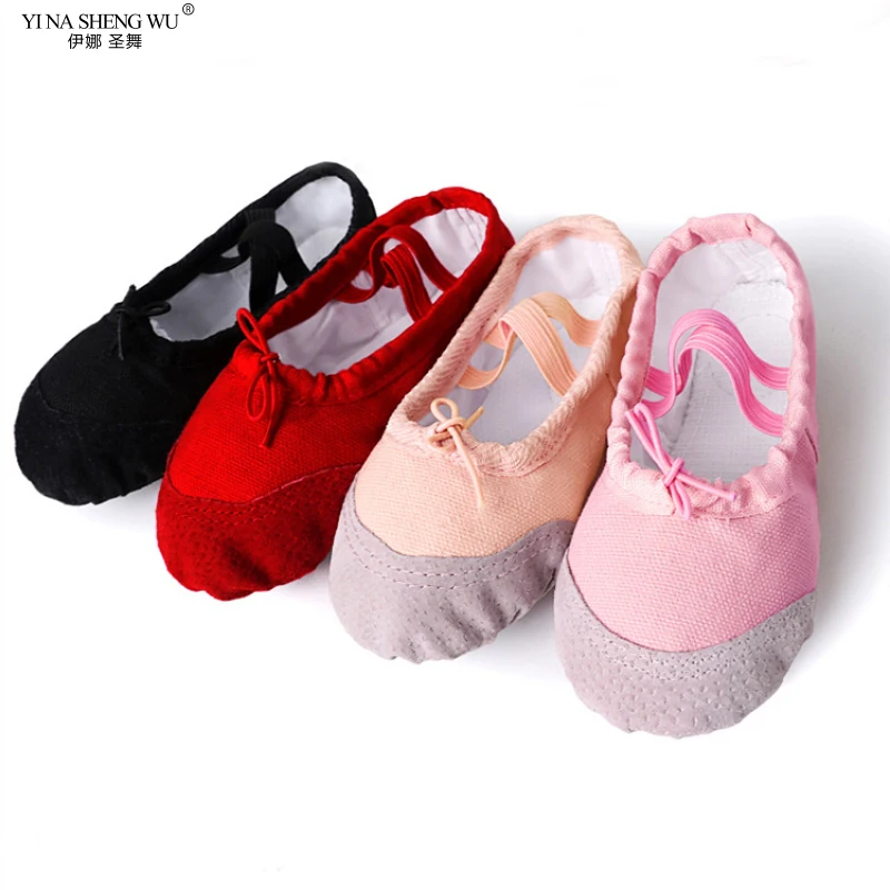 Soft-soled Ballet Practice Dance Shoes Yoga Shoes Canvas Cat Claw Non-slip Shoes Children/adult Professional Unisex Dance Shoes