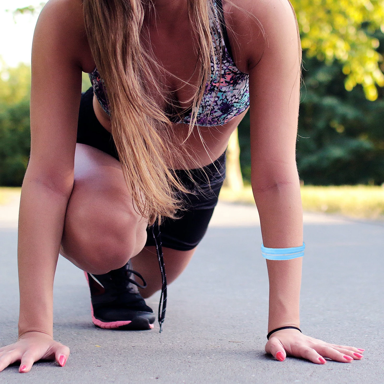 

Luminous Armband High Grade Nylon Reflective Running Cycling Safety Gear Light Up Wristband for Night Sports Outdoor